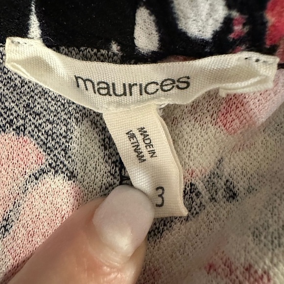 Maurices Black Floral Blazer - Picture 3 of 3